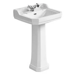 Ideal Standard Waverley 560mm 1 Tap Hole Basin + Pedestal