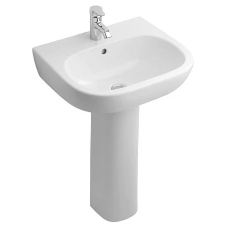 Ideal Standard Jasper Morrison 55cm 1TH Basin & Pedestal 3 Ideal Standard Jasper Morrison 55cm 1TH Basin & Pedestal