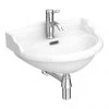 Milton 500 x 385 Traditional Wall Hung Basin (1 Tap Hole) 2 Milton 500 x 385 Traditional Wall Hung Basin (1 Tap Hole) -Wall Hung Basins Shop MTRD14 n p