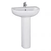 Melbourne Modern Pedestal Basin -Wall Hung Basins Shop Melbourne Modern Pedestal Basin p