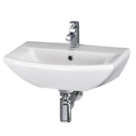 Nuie Asselby Wall Hung Cloakroom Basin (500 x 375mm) - NCA204 3 Nuie Asselby Wall Hung Cloakroom Basin (500 x 375mm) - NCA204