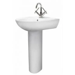Nuie - Perth 550 Basin 1TH with Pedestal - NCS102-NCS103