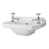 Carlton 515mm Traditional Cloakroom Basin (2 Tap Hole - Depth 300mm) -Wall Hung Basins Shop NCS829 P1