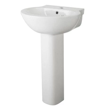 Nuie - Darwin 1TH Basin with Full Pedestal 3 Nuie - Darwin 1TH Basin with Full Pedestal