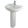 RAK Compact 55cm Basin & Pedestal -Wall Hung Basins Shop RAK Compact 55cm Basin Pedestal prod