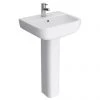 RAK Series 600 52cm Basin With Full Pedestal