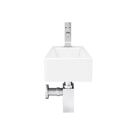 Rondo Wall Hung Small Cloakroom Basin 1TH - 365 x 180mm 8 Rondo Wall Hung Small Cloakroom Basin 1TH - 365 x 180mm - Image 6