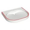 Franke ANMW504-RED 450mm VariusCare wheelchair accessible washbasin -Wall Hung Basins Shop Red460