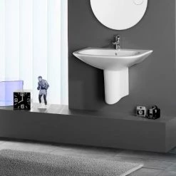 Roca Nexo Wall-hung 1TH Basin -Wall Hung Basins Shop Roca Nexo Wall hung 1TH Basin d4 460