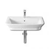 Roca - The Gap W650 x D470mm wall hung basin - 1 tap hole - 327473000 -Wall Hung Basins Shop Roca The Gap W650xD470mm wall hung basin with fixing kit 1 tap hole 327473000 p
