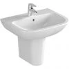 VitrA - S20 Wall Mounted Basin and Half Pedestal - 1 Tap Hole - 5 x Size Options -Wall Hung Basins Shop S20 BASIN WALLHUNG LARGE