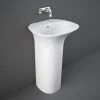 RAK Sensation 55cm 0TH Free Standing Basin 1 RAK Sensation 55cm 0TH Free Standing Basin -Wall Hung Basins Shop SENFS5500AWHA P1