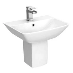 RAK Summit 50cm Basin 1TH with Half Pedestal