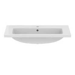 Ideal Standard i.Life S 800mm Compact 1TH Washbasin - T458901 -Wall Hung Basins Shop T458901 D2 460