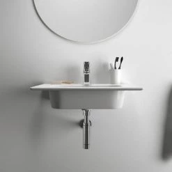 Ideal Standard i.Life A 640mm 1TH Wall Hung/Vanity Washbasin - T461901 -Wall Hung Basins Shop T461901 D4 460