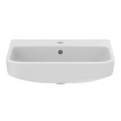 Ideal Standard i.Life S 550mm Compact 1TH Washbasin - T517801 -Wall Hung Basins Shop T517801 D2 460