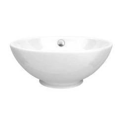 Venice Floating Basin Shelf (Gloss White - 1200mm Wide) incl. 2 Round Basins -Wall Hung Basins Shop V12GWSLF2RB d2 460