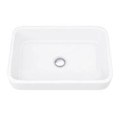 600 x 450mm White Shelf with Miami Basin -Wall Hung Basins Shop WSVES205 DETAIL1 460