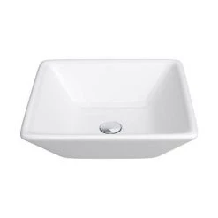 600 x 450mm White Shelf with Lazio Basin -Wall Hung Basins Shop WSVES983 d2 460