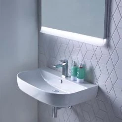 Roper Rhodes Zest 700mm Wall Mounted or Countertop Basin - Z70SB 4 Roper Rhodes Zest 700mm Wall Mounted or Countertop Basin - Z70SB -Wall Hung Basins Shop Z70SB D1 460